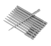VBESTLIFE Exquisito Juego de Puntas de Destornillador con Cabeza de Estrella de Acero S2 para Reparación de Instrumentos y Electrónica