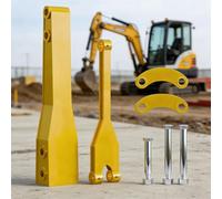 VBESTLIFE Extensión Duradera del Brazo de Miniexcavadora para Máquinas de 0,8-2 Toneladas de Acero Resistente de Fijación Rápida