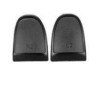 Vbestlife Extensores de gatillo, Controlador de Juego L2 R2 Extensores de Controlador Botones Gatillo de extensión Empuñaduras extendidas de Tacto Suave para PS4(Negro)
