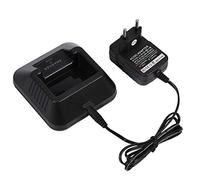 VBESTLIFE Fuente de alimentación del Cargador de Escritorio UV-5R 5RA 5RB 5RC 5RD 5RE Radio bidireccional walkie Talkie (UE)