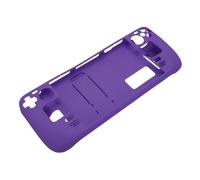 VBESTLIFE Funda con Función Atril para Steam Deck, Funda Protectora con Soporte para PC a Prueba de Golpes y Agarre Ergonómico Compatible con Dispositivos Portátiles Steam Deck (morado oscuro)
