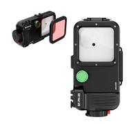 VBESTLIFE Funda de Buceo para Teléfono Resistente Al Agua hasta 20 M para i OS 13-17 Pro y Android, Funda para Teléfono de Buceo Subacuático con Bluetooth y Lente Antivaho para Fotografía