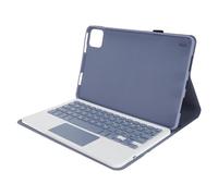 VBESTLIFE Funda de Teclado para Mi Pad 6/Mi Pad 6 Pro 11 Pulgadas 2023, Cubierta de Soporte de PU con Teclado Bluetooth Inalámbrico Magnético Extraíble, con Trackpad (Purple)