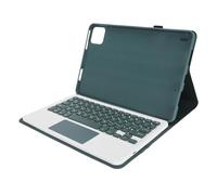 VBESTLIFE Funda de Teclado para Mi Pad 6/Mi Pad 6 Pro 11 Pulgadas 2023, Cubierta de Soporte de PU con Teclado Bluetooth Inalámbrico Magnético Extraíble, con Trackpad (Verde Oscuro)