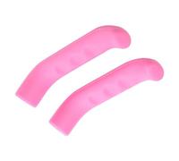 VBESTLIFE Funda Ergonómica para de Freno de Bicicleta de Montaña, Empuñaduras Impermeables para un Mejor Rendimiento y Protección de las Manos, un par en (Rosa profundo)