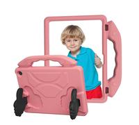 VBESTLIFE Funda EVA para Tableta HD10 2021/2023, Cubierta Protectora a Prueba de Golpes con Mango Plegable Giratorio, Lavable, Recortes Precisos (Rosa durazno)