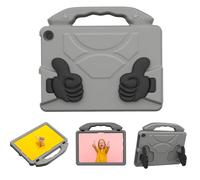 VBESTLIFE Funda EVA para Tableta HD10 2021/2023, Cubierta Protectora a Prueba de Golpes con Mango Plegable Giratorio, Lavable, Recortes Precisos (Gray)