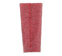 VBESTLIFE Funda para Mango de Micrófono, Funda para Mango de Micrófono para Fiestas y Programas de Televisión, Funda para Micrófono con Brillantes Diamantes de Imitación Aptos para la (Rojo)