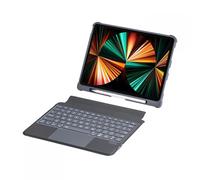 VBESTLIFE Funda para Teclado, para Tableta de 10,9 Pulgadas, para iOS de 10.ª Generación, Funda para Teclado Inalámbrico RGB, Funda para Teclado BT, Ranura para Lápiz Inteligente, con