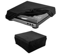 VBESTLIFE Funda Protectora Antipolvo para Tocadiscos AAT LP120XBT USB AT LP120 XUSB, Funda Protectora contra el Polvo, para Tocadiscos, Suave con Banda Elástica (Black)