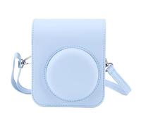 VBESTLIFE Funda Protectora para Cámara Instant Mini 12, Funda de Piel Sintética de Primera Calidad con Correa Extraíble y Ajustable (Blue)