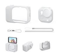 VBESTLIFE Funda Protectora para Insta Go Ultra, con Tapa de Lente y Cordón, Cubierta Lavable Antiarañazos a Prueba de Golpes, Cubierta Protectora Antideslizante a Prueba de Polvo (Grey)