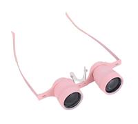 VBESTLIFE Gafas Binoculares Aumento de 10x HD, Focus Manual a Prueba de Lluvia Binoculares Al Aire Libre para Observación de Aves, Pesca y Visualización de Conciertos (Pink)