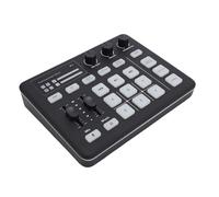 VBESTLIFE Gaming Sound Mixer con RGB Lighting & Bluetooth 5.0, Tarjeta de Sonido en con Efectos de Sonido Personalizados, Tipo C para Transmitir Contenido de Podcasting Crear