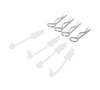 VBESTLIFE Guantes de Medio Dedo para Montar, Retenedor de Clip para el Cuerpo para Coche RC 1/1, Retenedores de Clips para la Carrocería del Coche RC, Guantes de Entrenamiento