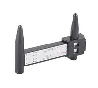 VBESTLIFE Herramienta de Calibre de Regla PCD para Medir el Patrón de Pernos de Llanta de Rueda Hecha del Material de