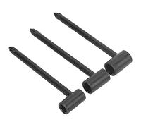 VBESTLIFE Herramienta de Reparación de Ajuste de Cuello de Guitarra de Hierro de para Guitarras de Fabricación Coreana y Jackson de Fabricación Japonesa, Juego de 3 uds. (Negro 6,35 MM + 7 MM + 8
