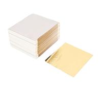 VBESTLIFE Hojas de Pan de Oro, Paquete de 500 Láminas de Oro de Imitación Multiusos para Pinturas, Obras de Arte, Pan de de 3,7 X 3, Pulgadas para Manualidades de Resina