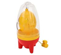 VBESTLIFE Homogeneizador de Huevos Portátil, Accionado a Mano, Fácil de Usar, Rotación de Alta Torsión, para Entusiastas de la Cocina (rojo)