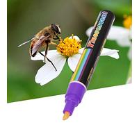 VBESTLIFE Honey Bee Queen Marker Pen Rich Color Marking Tool para una Rápida Identificación de la Reina para Apicultores Verde (PURPLE)