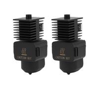 VBESTLIFE Impresora 3D Hotend para Lab X2D H2S H2D P2S H2D Combo A1, Boquilla de 0,6 Mm, Garganta Totalmente Metálica, con Calcetín de Silicona, Calentamiento Rápido, para Filamentos de (2PCS)