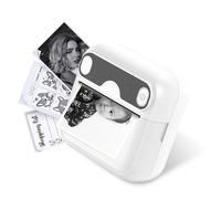 VBESTLIFE Impresora de Pegatina de Bolsillo, Fabricante de Pegatinas sin Tinta Térmica Inalámbrica Bluetooth con Aplicación, para Las Etiquetas de Las Manualidades de Bricolaje Notas