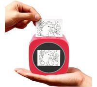 VBESTLIFE Impresora de Pegatinas de Voz AI, Pantalla de 2,4 Pulgadas Compatible con Conexión WiFi Bluetooth, Fabricante de Etiquetas Térmicas sin Tinta para Organización en Casa, Escuela,