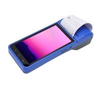 VBESTLIFE Impresora de Recibos POS, Impresora Térmica Portátil de 58 Mm con Pantalla Táctil Android 8.1 de 5,5 Pulgadas, Escaneo de Códigos de Barras 1D, 2D, QR, Soporte 4G, Punto de