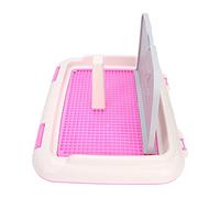 VBESTLIFE Inodoro para Perros, Almohadilla de Entrenamiento para Cachorros de Interior para Perros Pequeños, Bandeja Absorbente para Orinal para Gatos para Dueños de Ocupados, Hecha de Plástico de