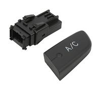 VBESTLIFE Interruptor A C, Reemplazo de Interruptor de Botón 6554KX con Botón de Control de Clima ABS, A C Sensible para C1 2005-2014, A con Tapa para 107 Mk1