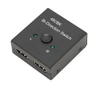 VBESTLIFE Interruptor Bidireccional HDMI, 8K 60Hz 4K 120Hz 40Gbps para PS5, para PS3, para Xbox Series X/S, Reproductores de DVD, Televisores, Proyectores, Monitores