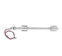VBESTLIFE Interruptor de Flotador de Doble Bola de Acero Inoxidable, Controlador de Nivel de Agua con Rango de 10mm para Acuario de Piscina de Sumidero de Tanque, Interruptor de Lengüeta Doble