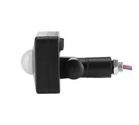 VBESTLIFE Interruptor de Luz PIR con Sensor de Movimiento, Detector de Infrarrojos con Temporizador Ajustable, Control Automático IP54 Resistente a la Intemperie para Pared Exterior, Jardín, Camino,