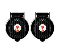 VBESTLIFE Interruptor de Pie de Molinete, Cabrestante de Ancla de Barco Marino con Pedales Dobles hacia Arriba y Abajo, Cubierta de Seguridad 12V 24V, Acero Inoxidable, Reemplazo Universal de Fácil