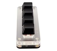 VBESTLIFE Interruptor Rojo Teclado Macro Perillas Ergonómicas Personalizadas Mini Teclado USB para PC (4 Llaves)