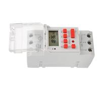 VBESTLIFE Interruptores Temporizadores LCD Digitales para Seguridad en el Hogar 7 Días Programables para Ahorro de Energía para Uso en Interiores