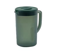 VBESTLIFE Jarra de Agua, Jarra de Agua Fría, Gran Capacidad de 2,7 L, Cuerpo Translúcido con Tapa y Filtro, Material PP, para té, café, Zumo y nevera. (GREEN)