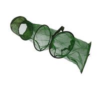 VBESTLIFE Jaula de Red de Pesca Plegable, Cesta de Jaula de Pesca, Cesta de Pesca de Alambre Flotante de Prevenci¨®N de Ara?Azos Port¨¢Til para Accesorios de Pesca (L)