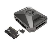 VBESTLIFE Jetson Nano Caja de Placa de Desarrollo, Carcasa Protectora de Aluminio con Placa Adaptadora GPIO, Gris, Ajuste Preciso, Diseño Biselado, Diseño de Disipación de Calor