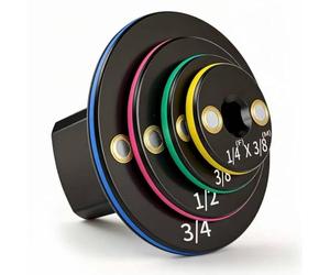 VBESTLIFE Juego de Adaptadores de Casquillo de Perfil bajo, Convertidor de Impacto de Acero CrMo con Diseño Magnético Apilable para Espacios Reducidos
