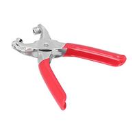VBESTLIFE Juego de Alicates para Ojales de Metal, Herramienta Multiusos para Remaches y Ojales con 100 Botones de 4 Mm para Tela de Cuero