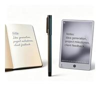 VBESTLIFE Juego de Bolígrafo y Tablero de Escritura Inteligente Digital, Sincronización en Tiempo Real de Notas Escritas a Mano con Texto Digital con Tecnología OCR, para Teléfonos y