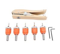 VBESTLIFE Juego de Brocas Avellanadoras Multifuncionales Eficientes, Excelente Herramienta Metalúrgica de Eliminación de Virutas para Proyectos de Bricolaje