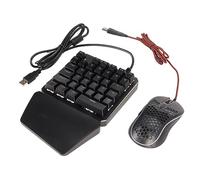 VBESTLIFE Juego de Convertidor de Ratón y Teclado para Juegos Móviles, Teclado Mecánico RGB, Conexión Inalámbrica por Cable, Compatible con, para, iOS 10.0-13.3