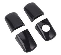 VBESTLIFE Juego de Cubiertas de Extremo de Manija de Puerta ABS, Reemplazo Fácil a Presión para 207 308 2008 Partner, 4 Piezas
