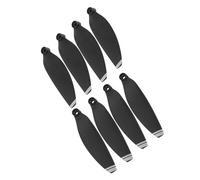 VBESTLIFE Juego de Cuchillas de Alta Resistencia para Mini, Que Garantiza un Rendimiento de Vuelo Confiable, Ideal para Usuarios de Drones, 8 Piezas Negras con Borde Dorado (Borde Plateado Negro)