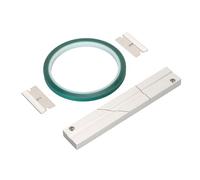 VBESTLIFE Juego de Empalme de Cinta Profesional de Aleación de Aluminio de 1/4 y 10 Pulgadas para Medios de Cinta de Carrete Abierto Revoxsonido de 1/4 y 10 Pulgadas