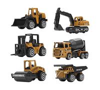 VBESTLIFE Juego De Juguetes De Modelo De Coche De Ingeniería De Construcción De Alta Simulación para Niños, 6 uds. De Aleación, Muy Duradero para Adultos (aleación)