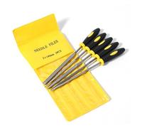 VBESTLIFE Juego de Limas de Guitarra de Metal, Ergonómico, Limas de Pulido para Reparación de Ukelele, Agarre de Goma Antideslizante, Mantenimiento de Instrumentos Musicales