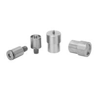 VBESTLIFE Kit de 4 Piezas de Molde de Botón a Presión de Acero Inoxidable, Reemplazo Perfecto para Botones 831, Adecuado para Botones de 15 Mm, para Troquel de Botón